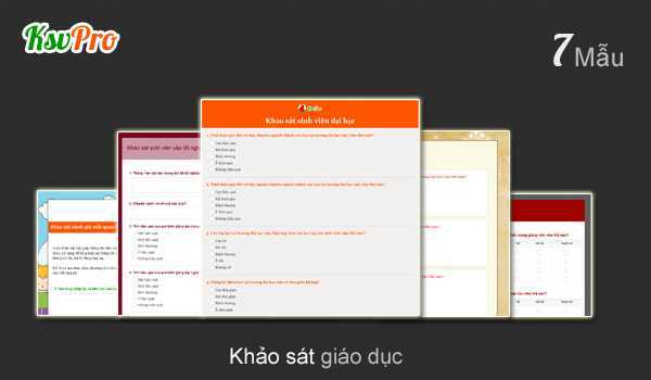 Khảo sát giáo dục