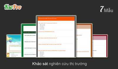 Khảo sát nghiên cứu thị trường